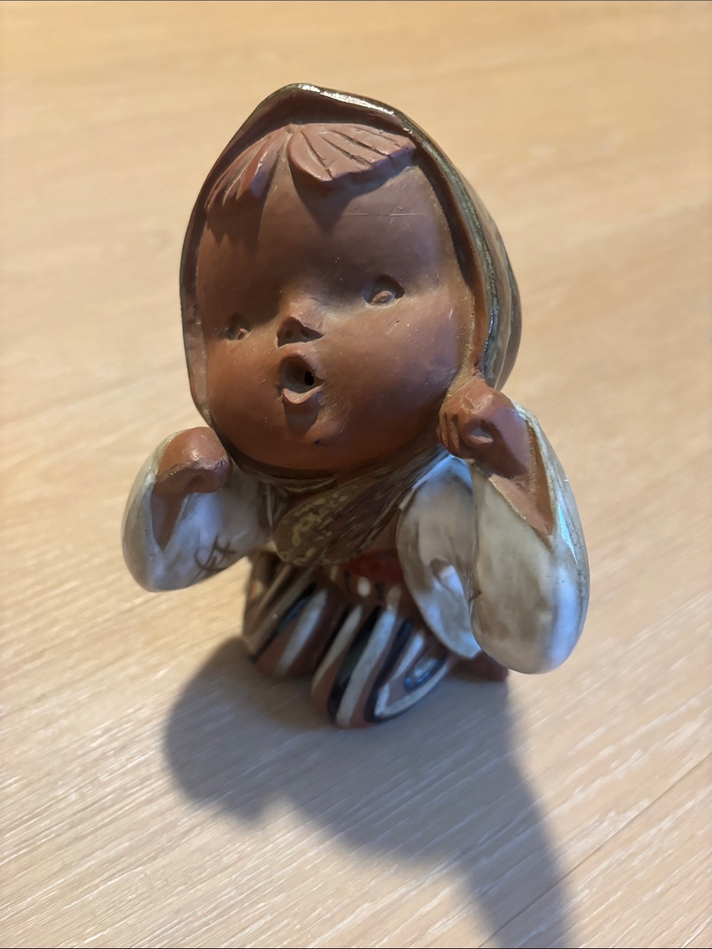 Japanese Vintage 70s Ceramic Singing Girl Figurine
